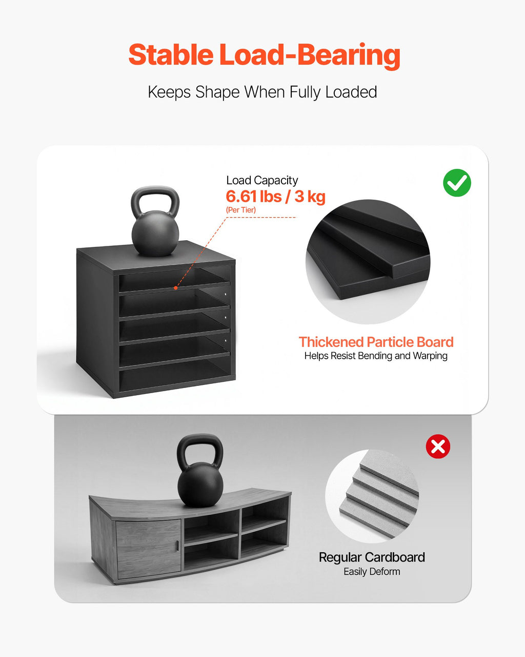 Literature Organizer, 5 Compartments, Black - image 3