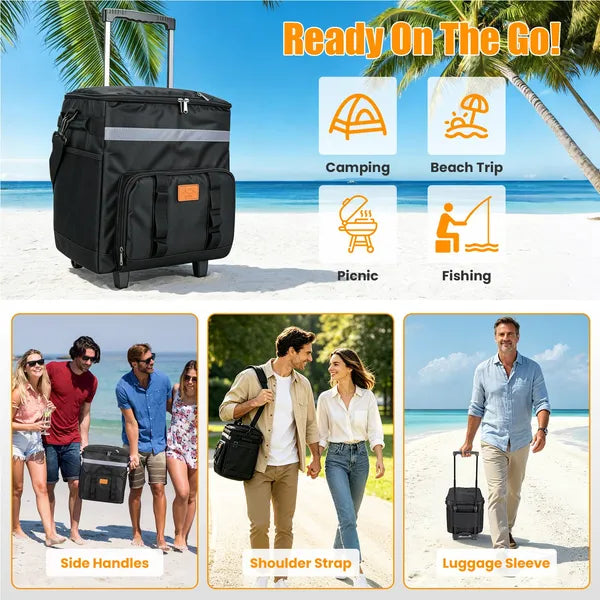 Rolling Cooler Bag, 35 L, with Telescopic Handle - image 4