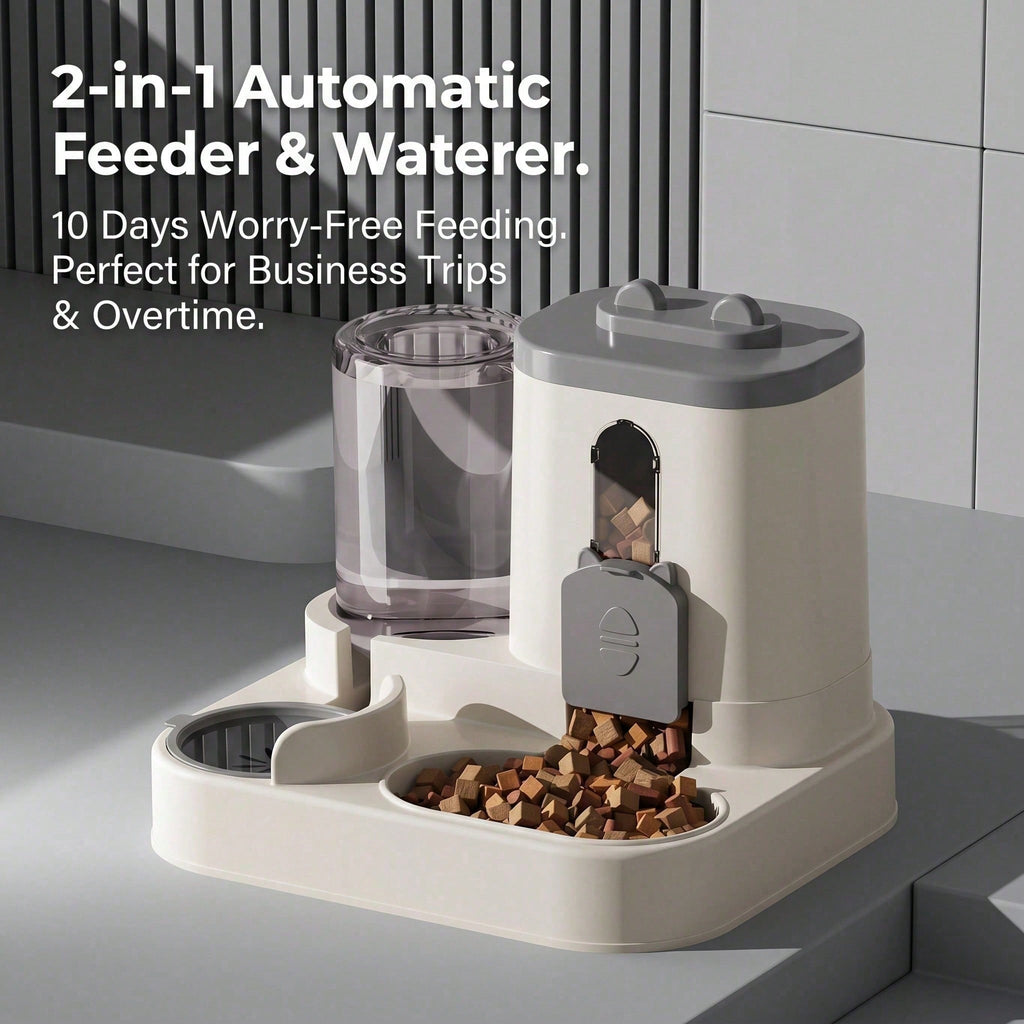 2-in-1 Gravity Pet Feeder and Waterer - image 9