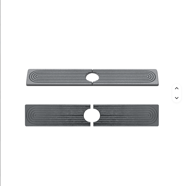 Diatomite Sink Faucet Drying Mat, Light Grey - image 4