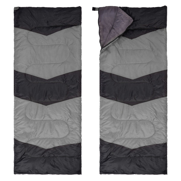 Envelope Sleeping Bag, Lightweight, Grey - image 2