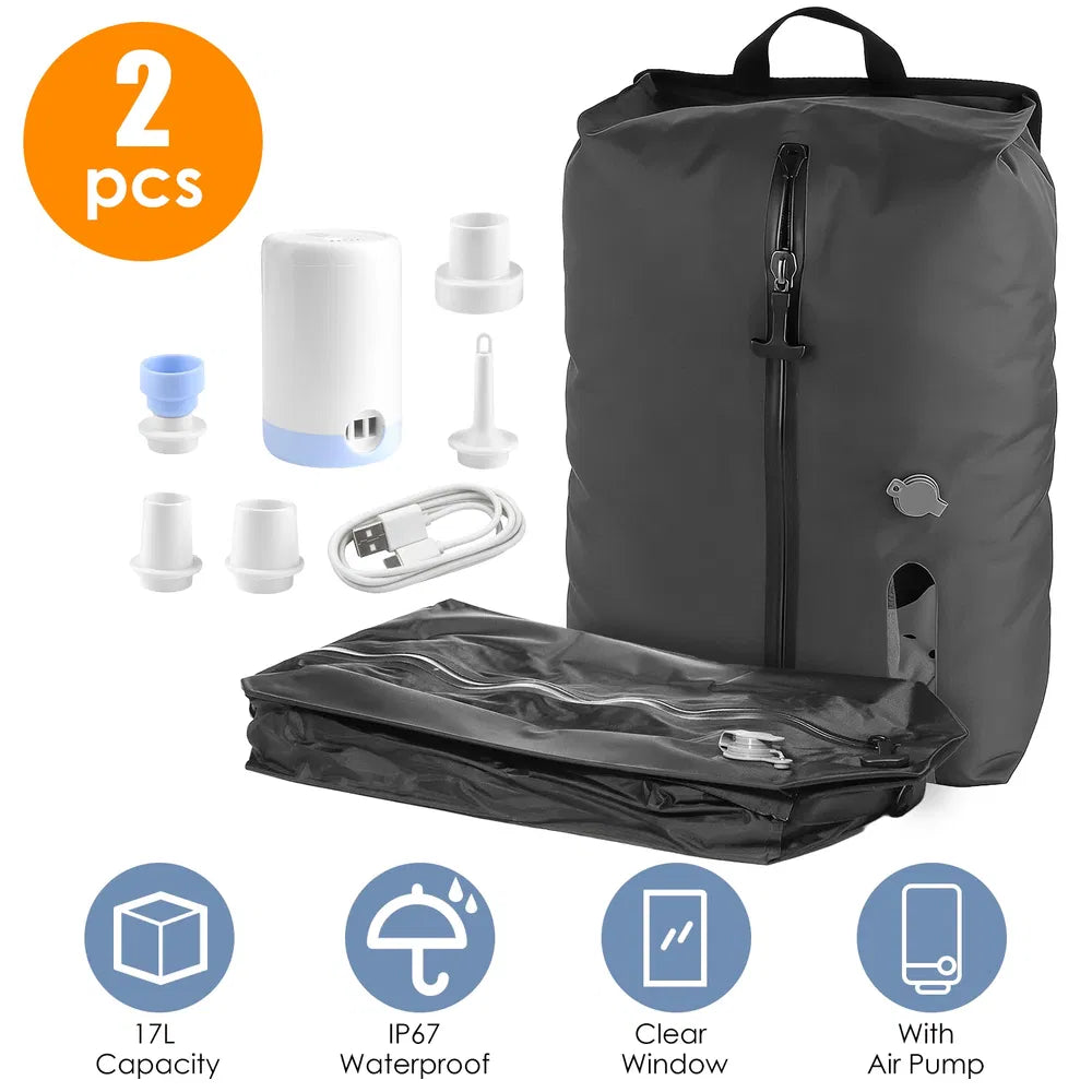 Travel Vacuum Storage Bags with Hand Pump - image 5