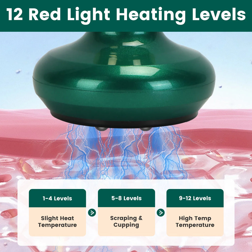 Handheld Vacuum Cupping Massager, 12 Levels - image 8