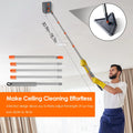 Baseboard and Wall Mop with Squeegee, Extendable Handle