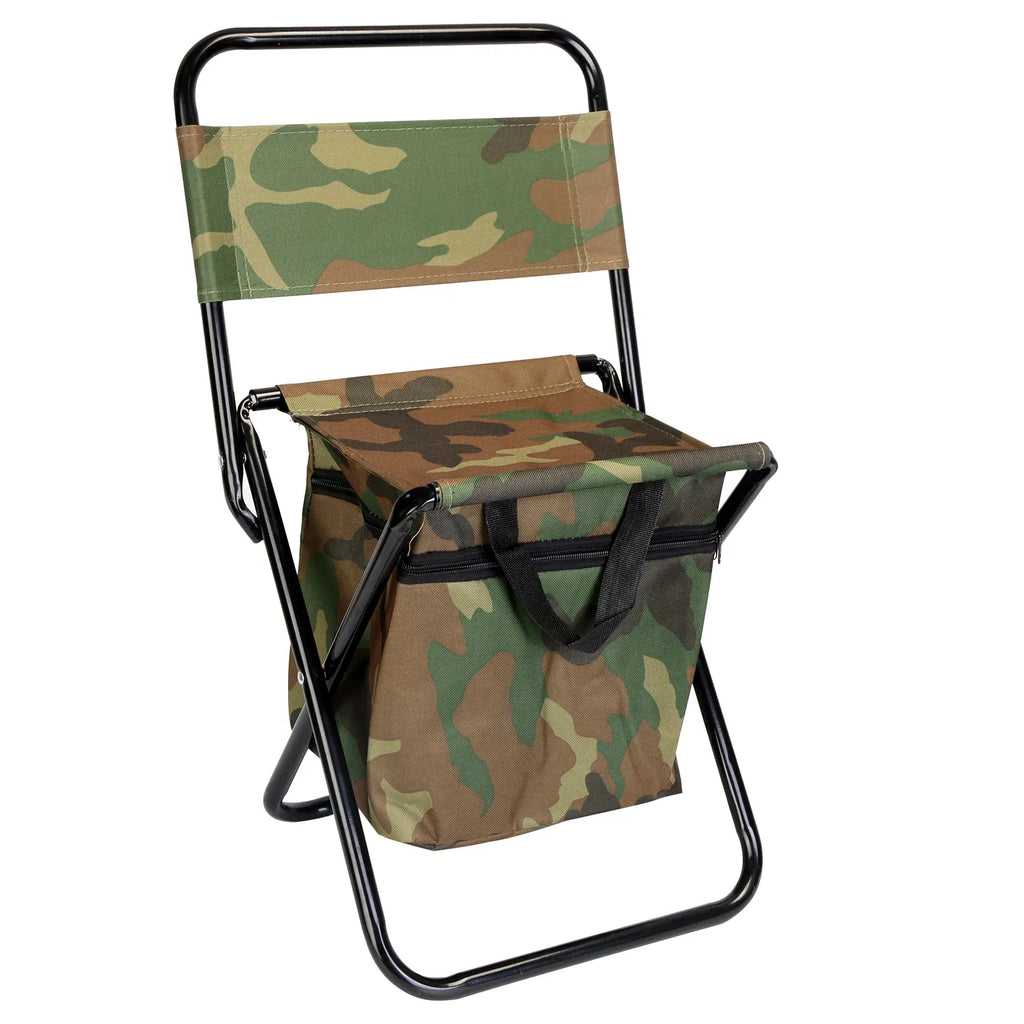Folding Fishing Chair with Backrest and Cooler Bag - image 10