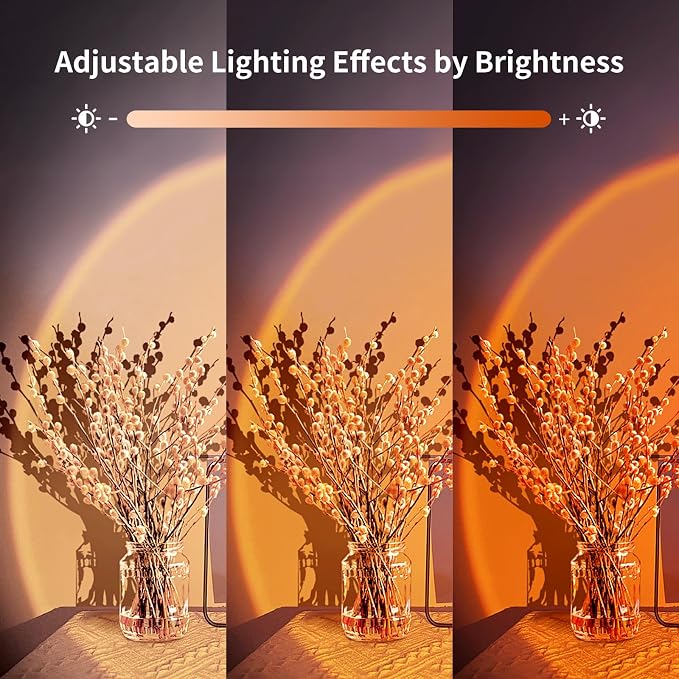 LED Sunset Lamp Projector with App Control