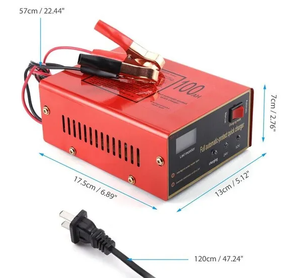 10A 12V/24V Car Battery Charger