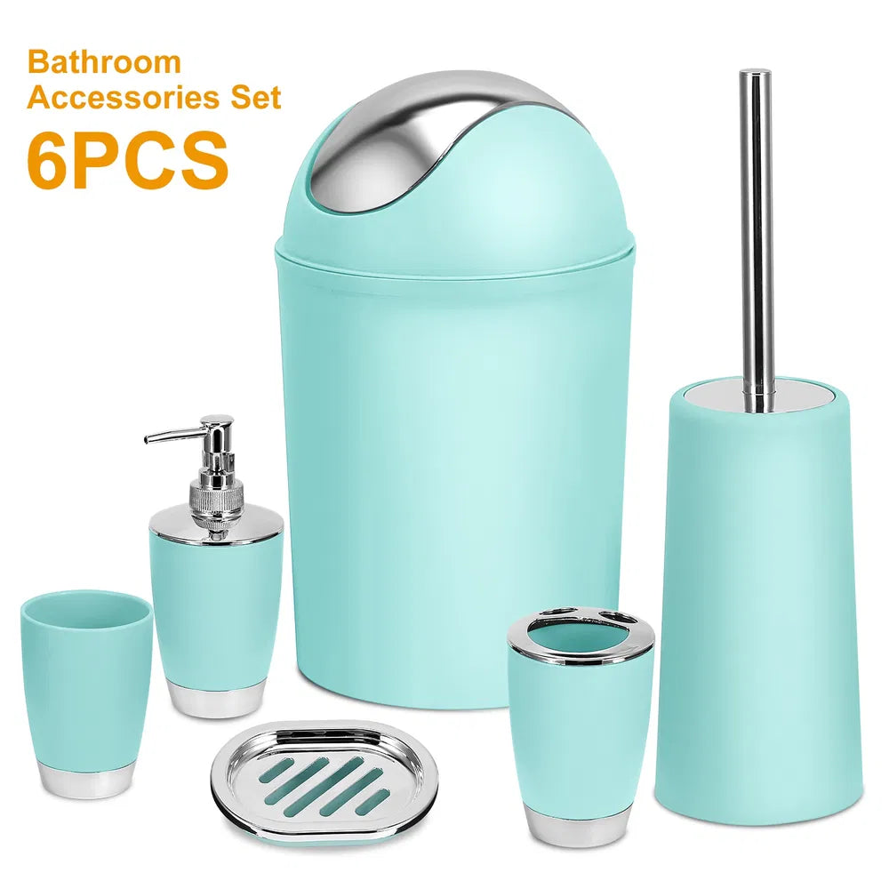 Bathroom Accessories Set, 6 Pieces - image 8
