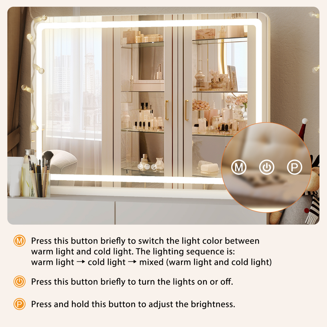 LED Vanity Mirror, 13 x 17 in - image 6