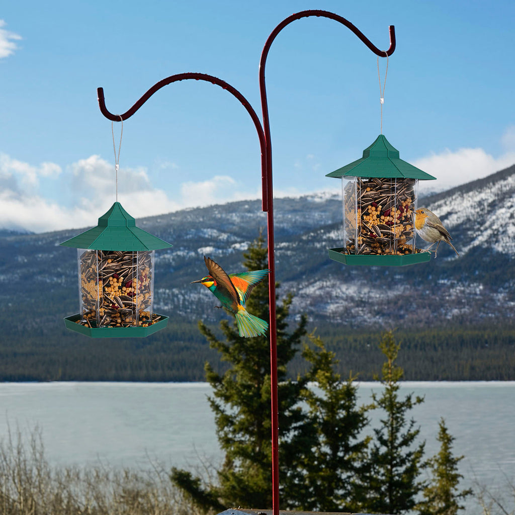 Gazebo Hanging Bird Feeder, Green - image 7