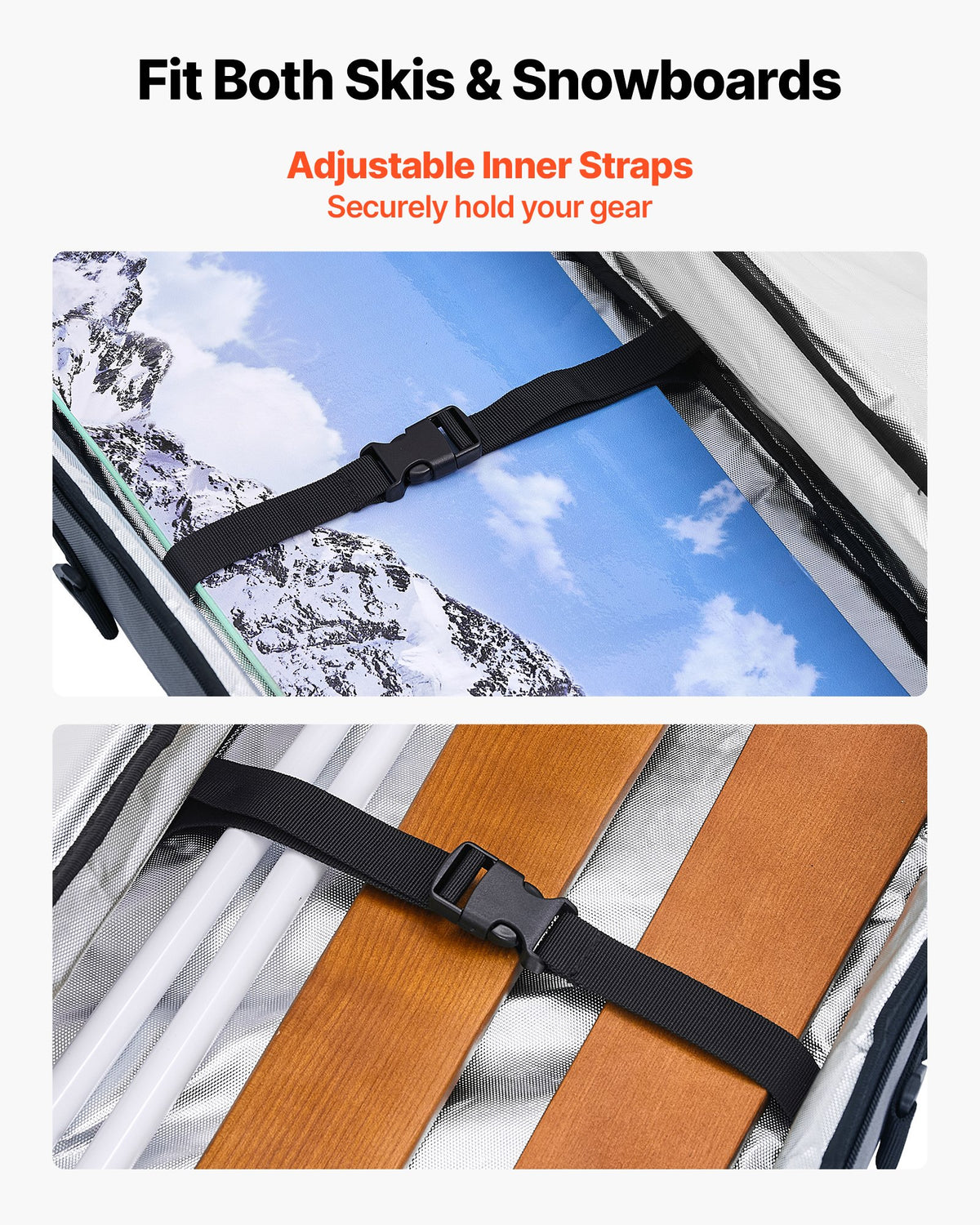 Padded Snowboard Bag, up to 165 cm - image 3