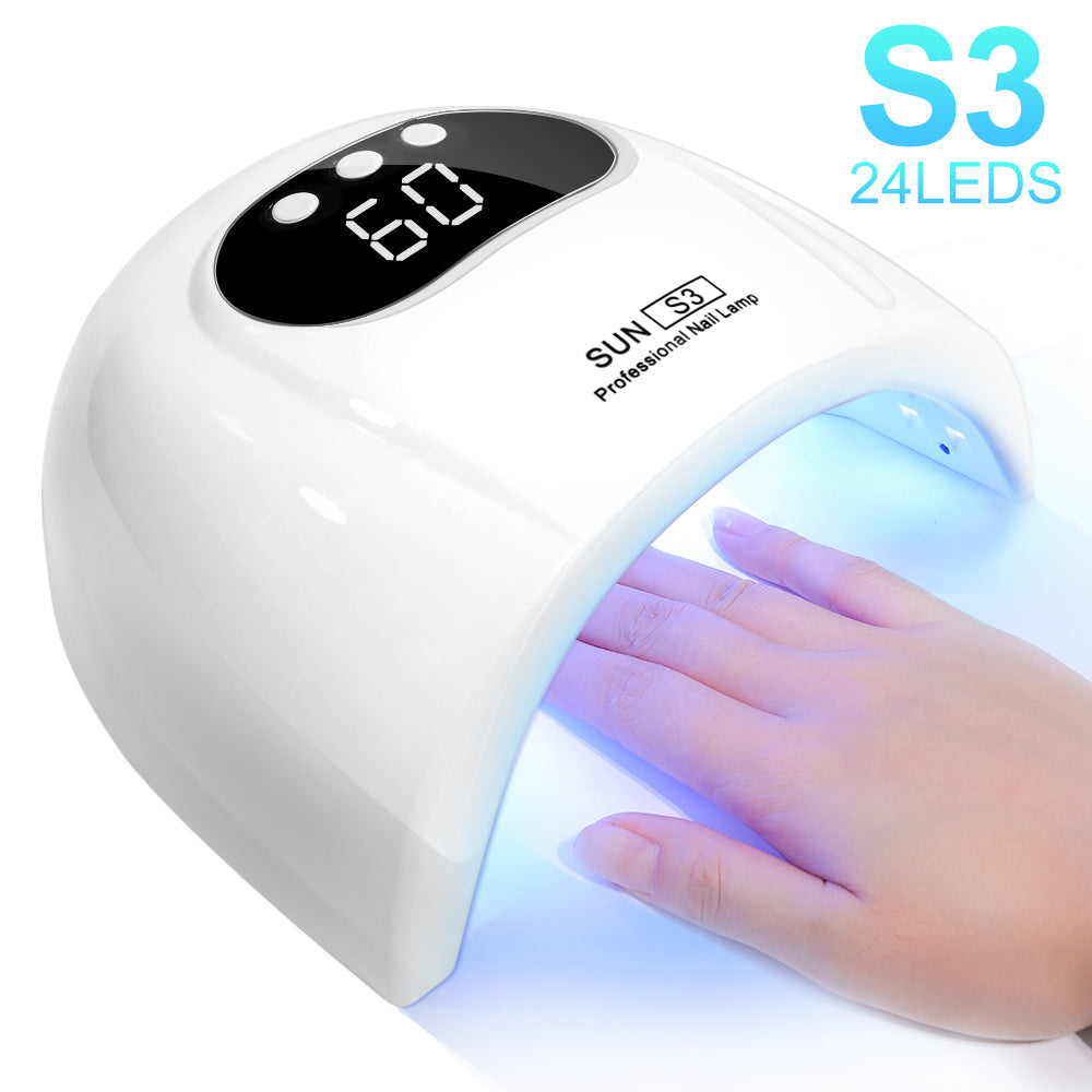 UV LED Nail Lamp, 24 Beads, White - image 8