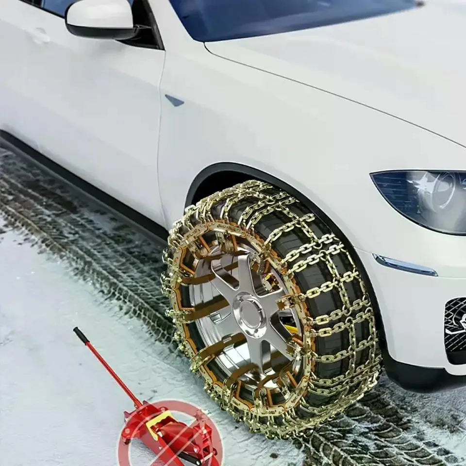 Car Snow Traction Chains, 4 Pack, Tire Width 165-265 mm - image 5