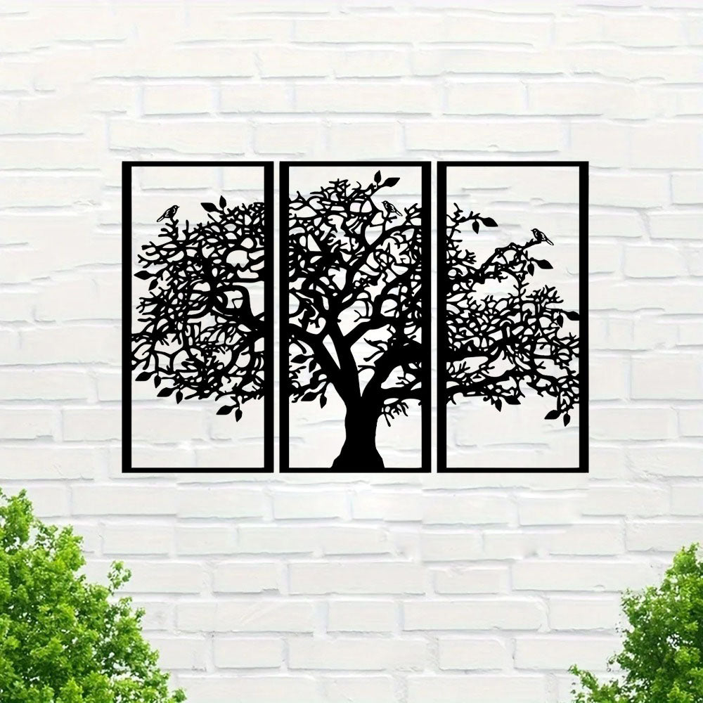 Tree of Life Metal Wall Art, 3 Panels - image 3