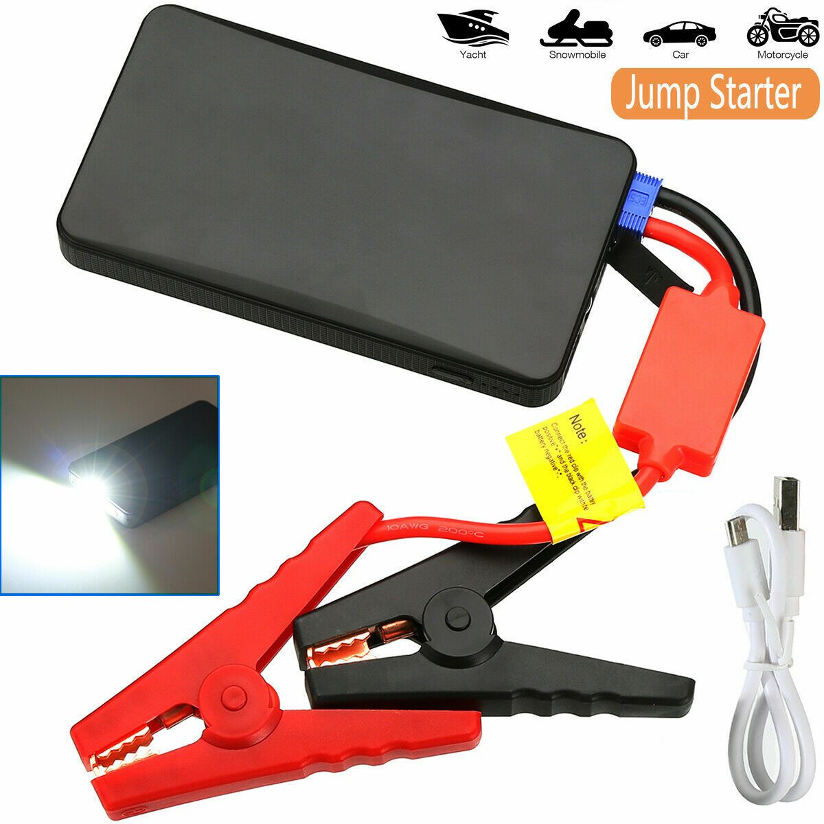 Slim Car Jump Starter & 20000mAh Power Bank