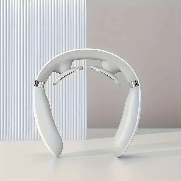 Wearable Neck Massager with Heat, White - image 5