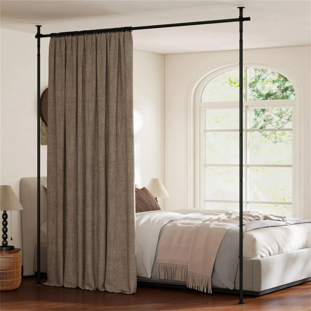 Room Divider Curtain Rod, Floor-to-Ceiling Tension - image 8