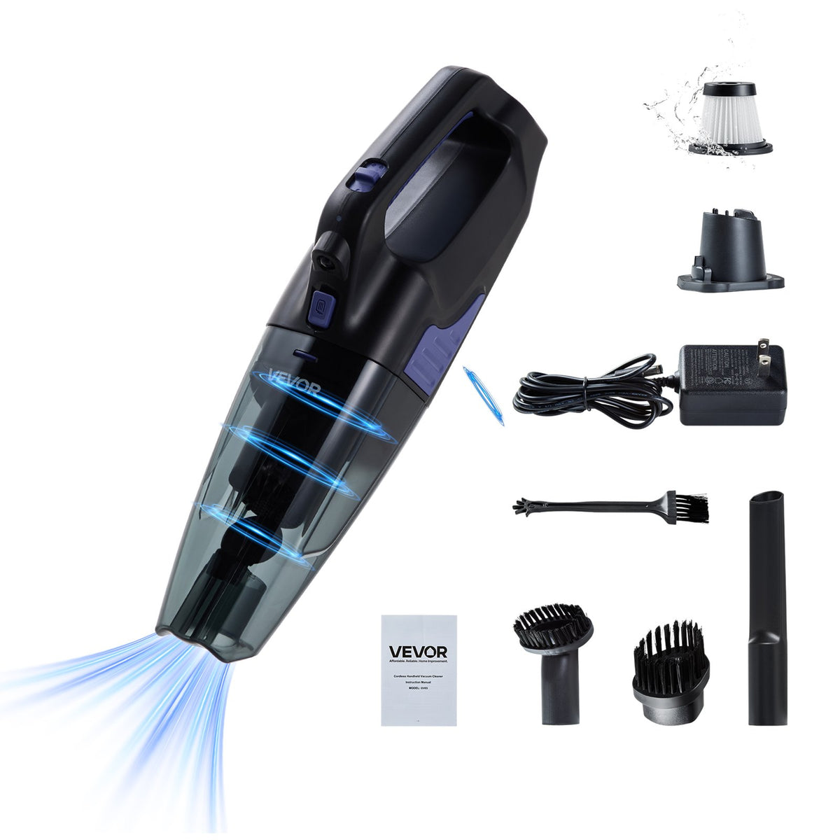 Cordless Handheld Vacuum with HEPA Filter - image 4