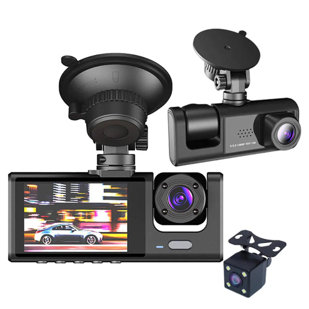 Dual-Lens 1080P Dash Cam, Front & Inside - image 9
