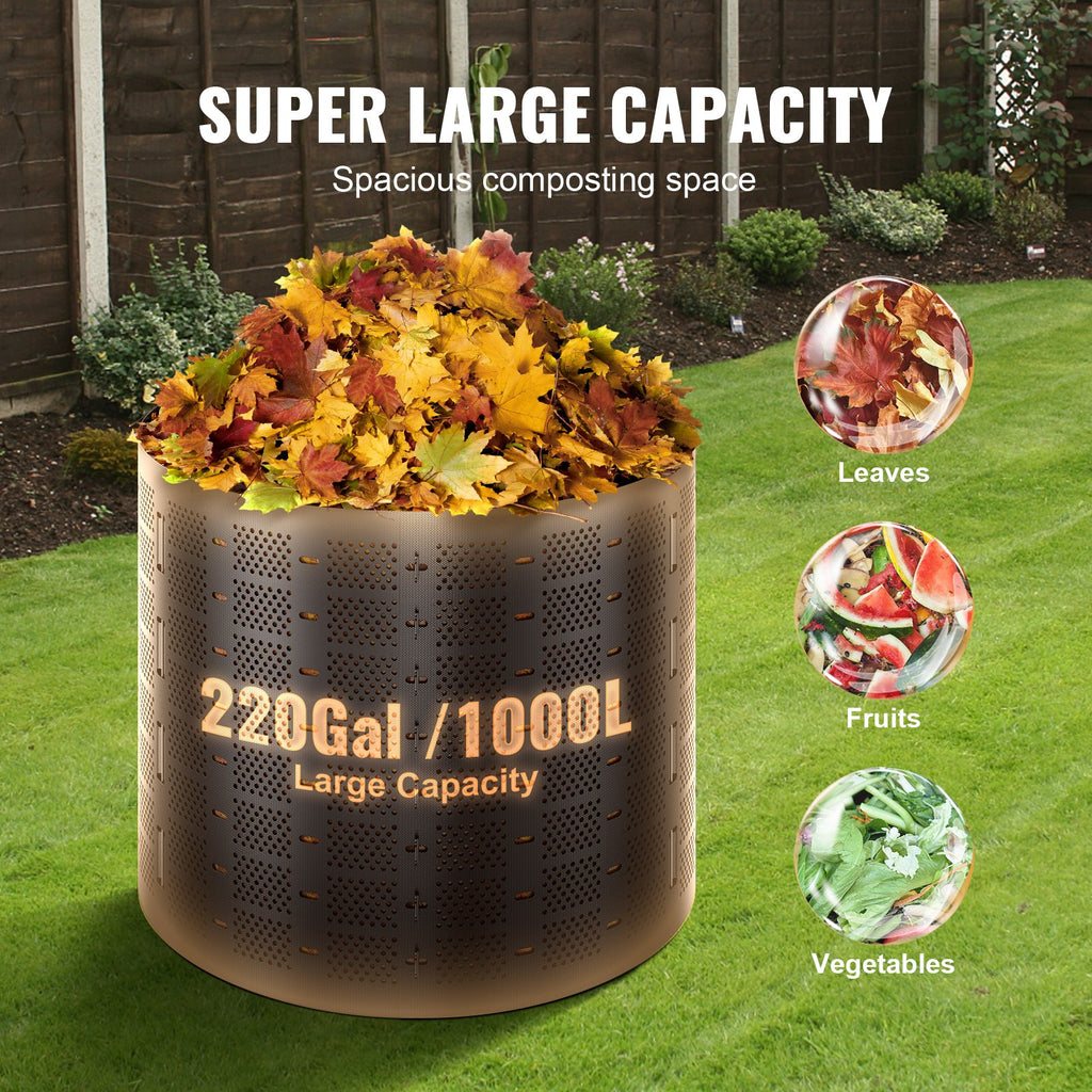 Expandable Outdoor Compost Bin, 220 Gallon - image 6