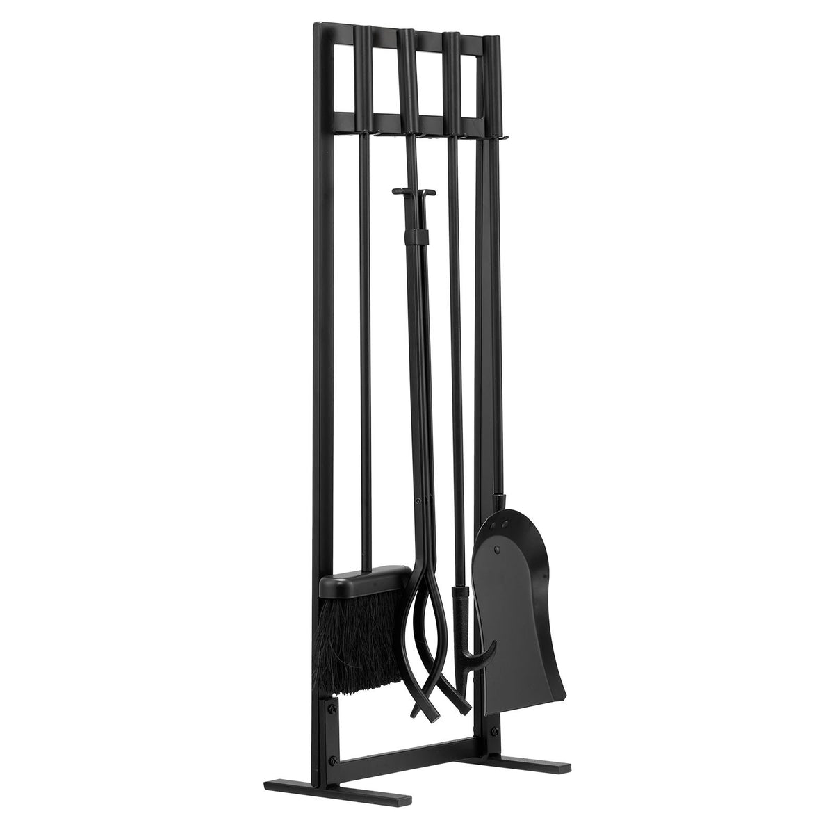 Fireplace Tool Set, 5 Piece with Square Stand - image 4