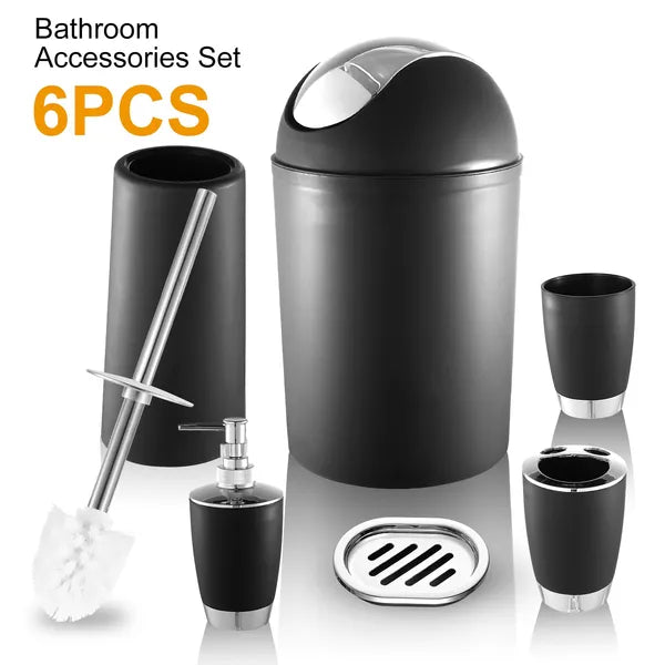 Bathroom Accessories Set, 6 Pieces - image 3