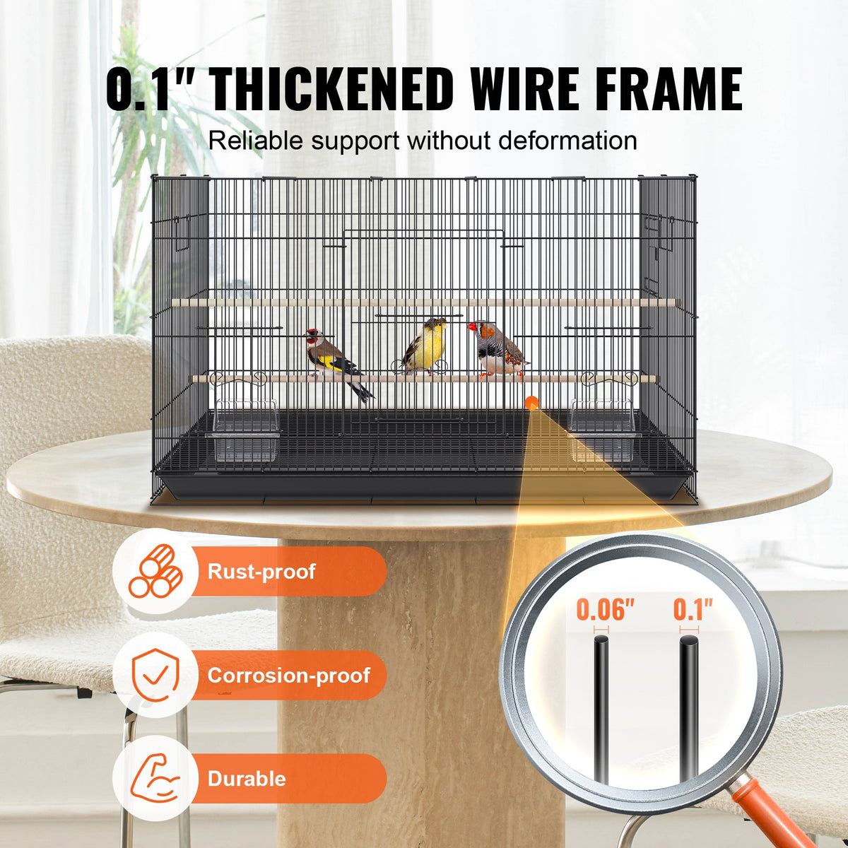 Metal Bird Cage, 30 in - image 3