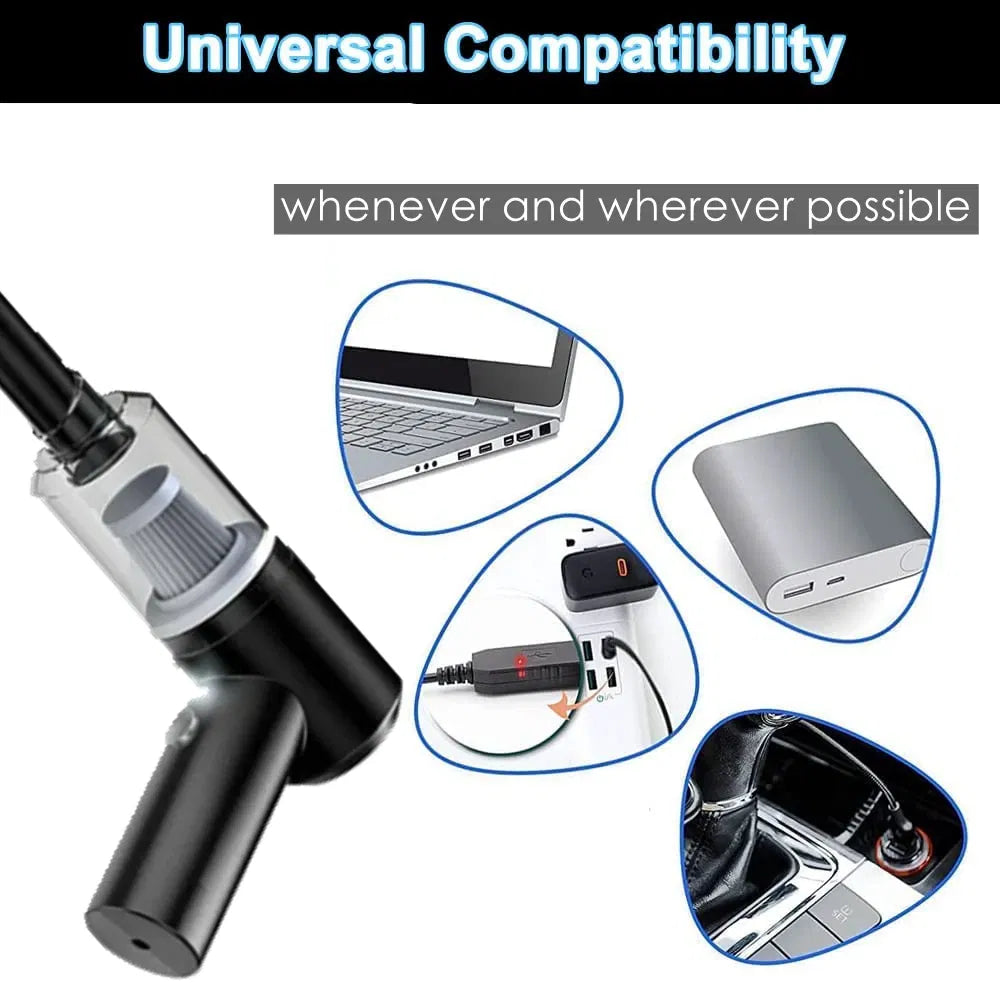 Mini Cordless Handheld Vacuum, 120W - image 4