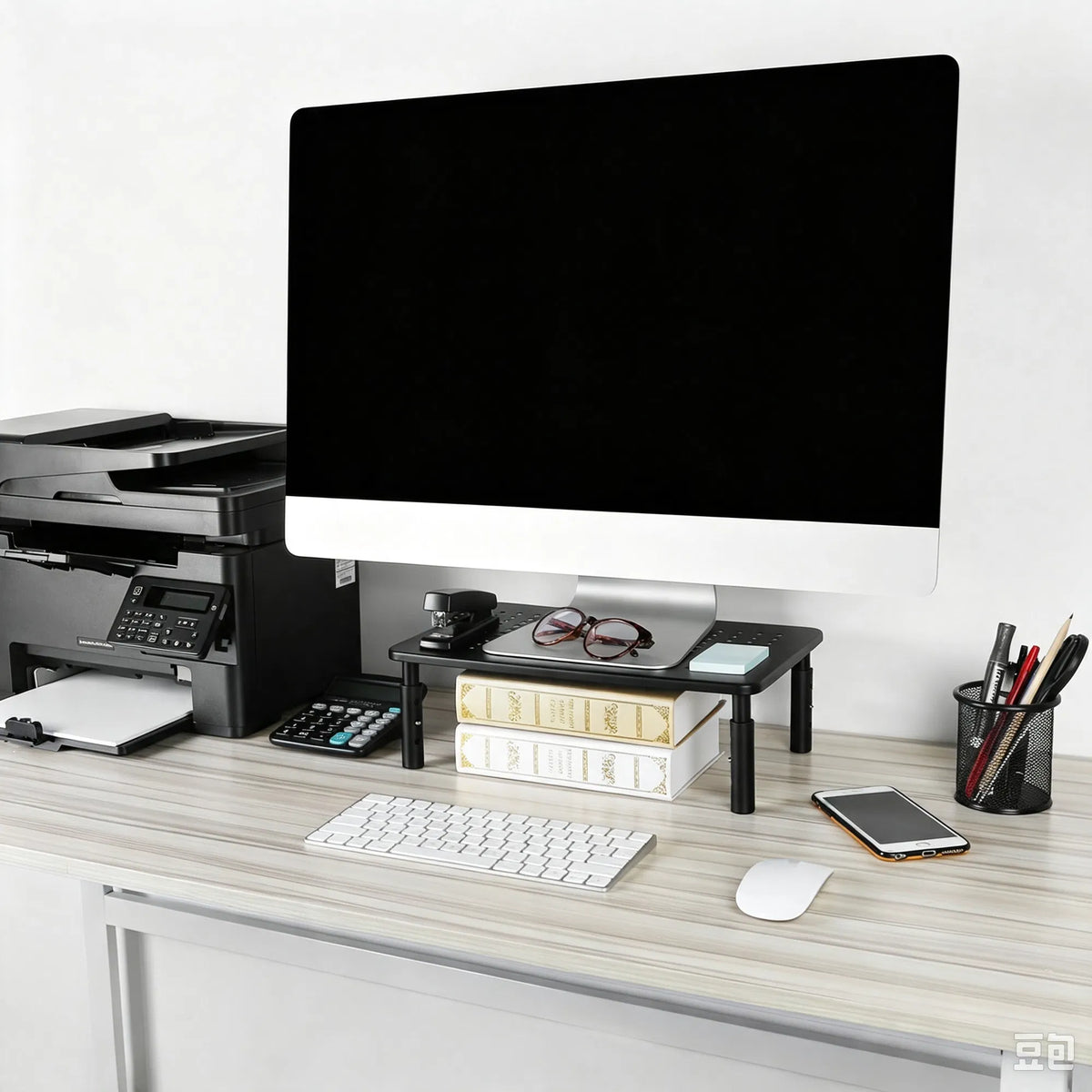 Adjustable Metal Monitor Riser, 3 Heights - image 6