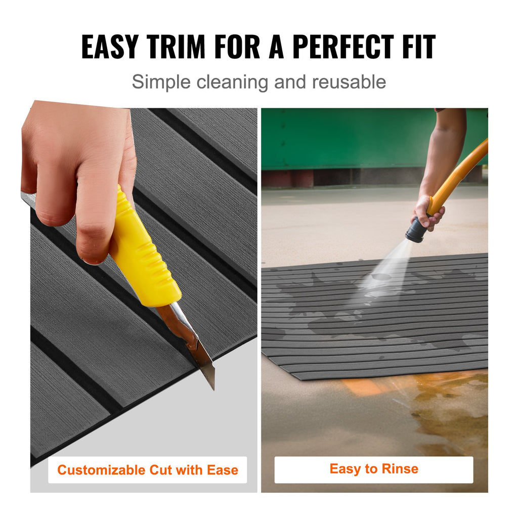 EVA Foam Boat Decking Sheet 94.5 x 23.6 in - image 3