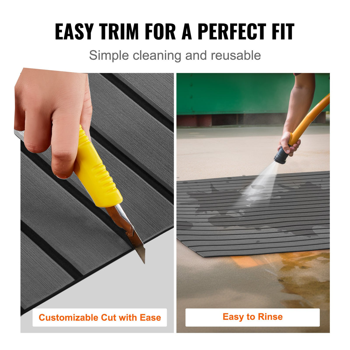 EVA Foam Boat Decking Sheet 94.5 x 23.6 in - image 3