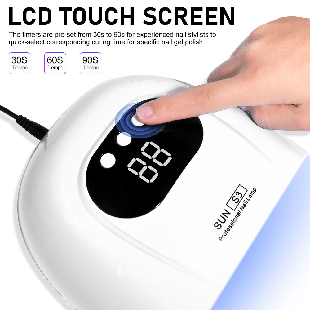 UV LED Nail Lamp, 24 Beads, White - image 6