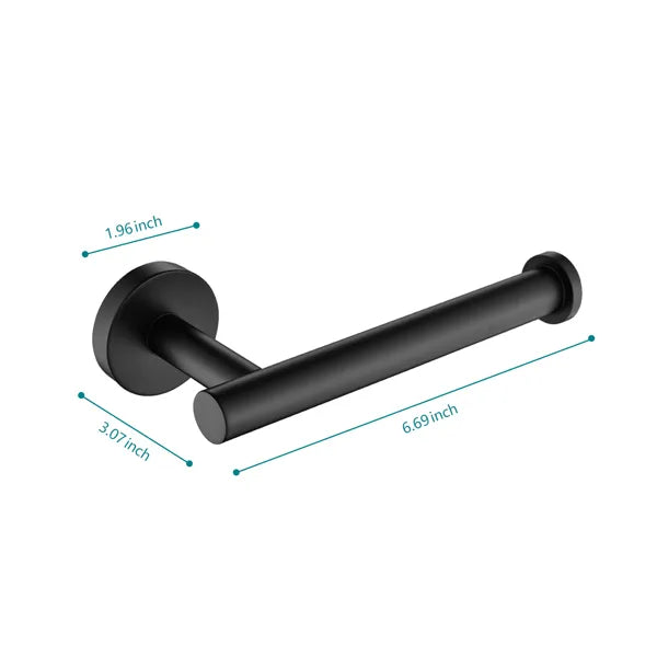 Toilet Paper Holder, Matte Black Stainless Steel, 2 Pack - image 9