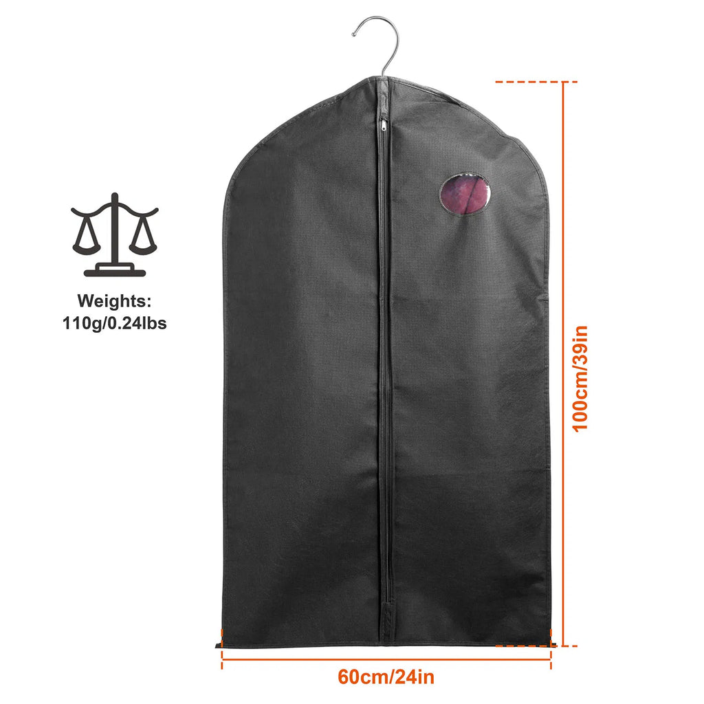 Hanging Garment Bags, 39 x 24 Inch, 5 Pack - image 7
