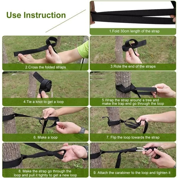 Double Camping Hammock with Mosquito Net - image 3