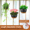 Self-Watering Hanging Planters, 4 Pack