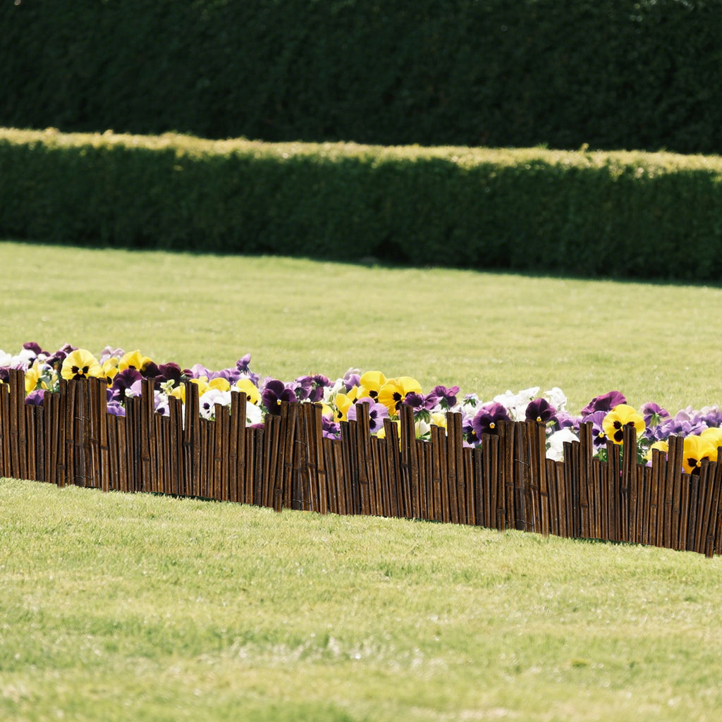 Bamboo Garden Edging Fence, 15.8 x 24 in - image 7