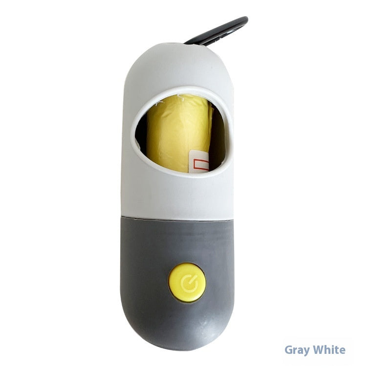 Poop Bag Dispenser with LED Light, Pink and Gray - image 7