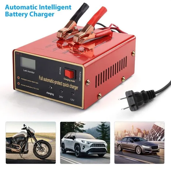 10A 12V/24V Car Battery Charger