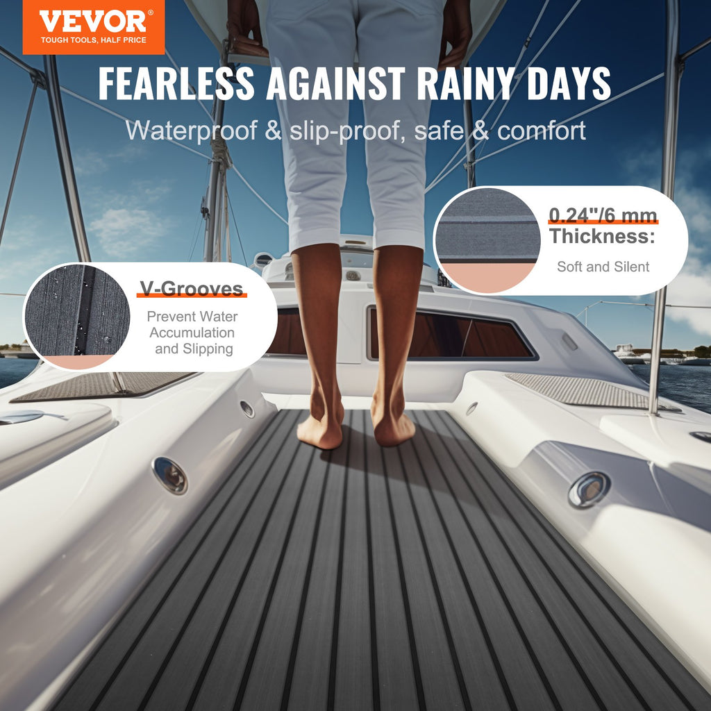 EVA Foam Boat Decking Sheet 94.5 x 17.7 in - image 3