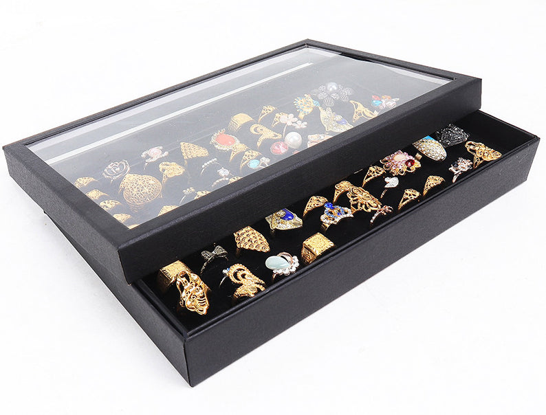 Jewelry Ring Display Case, 100 Slots - image 3