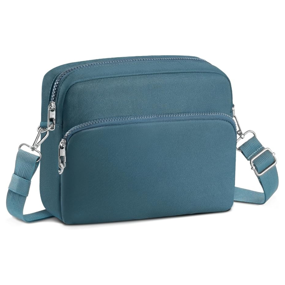 Anti-Theft Crossbody Travel Bag, Purple - image 4