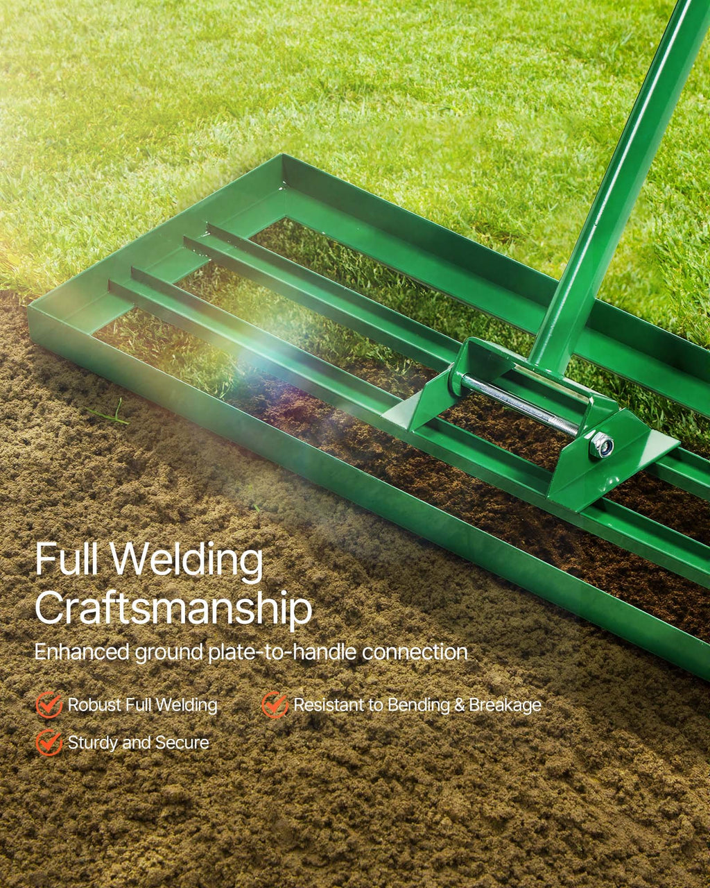 Lawn Leveling Rake, 30 x 10 in - image 5