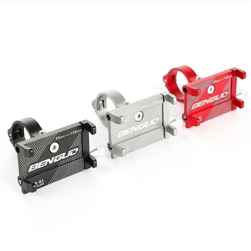 Aluminum Bike Phone Mount, Silver - image 3