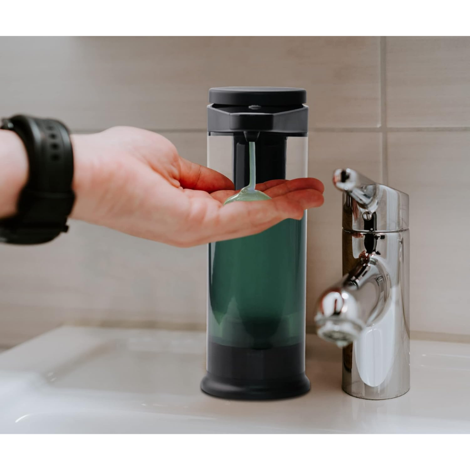 Automatic Dish Soap Dispenser, 17 oz, Black - image 5