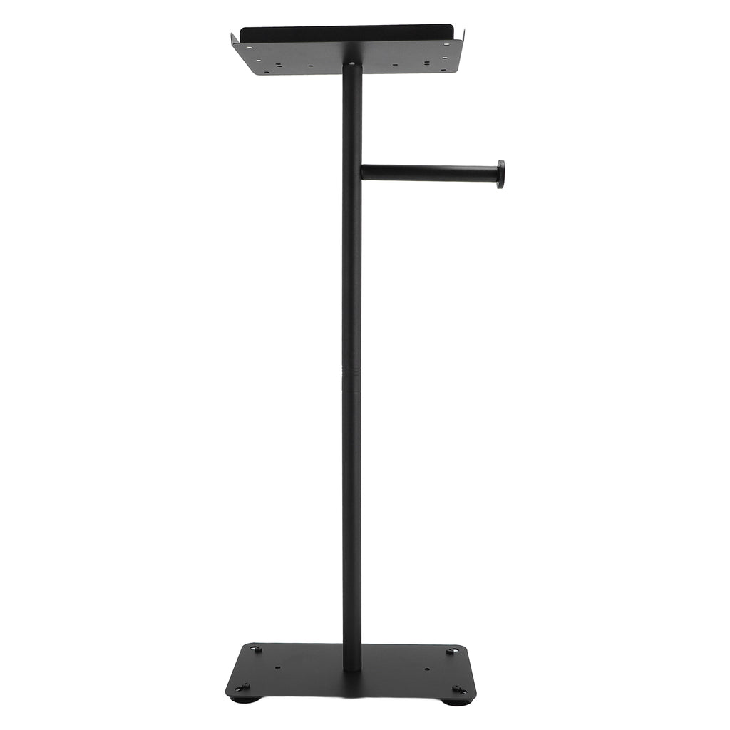 Standing Toilet Paper Holder with Reserve, Black - image 4