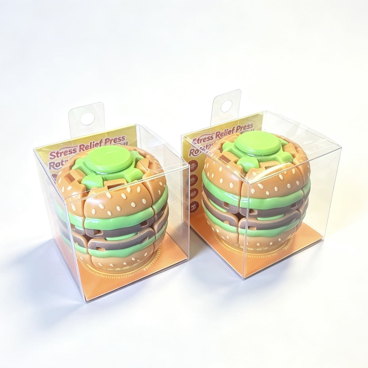Burger Push Spinner Fidget - image 4