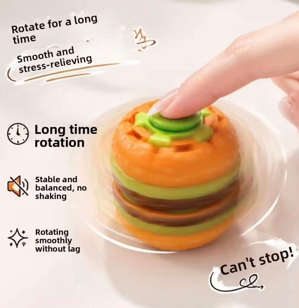 Burger Push Spinner Fidget - image 6