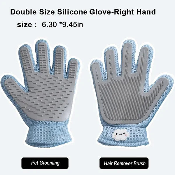Double-Sided Pet Grooming Glove, Right Hand - image 5