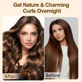 Satin Heatless Hair Curler, White